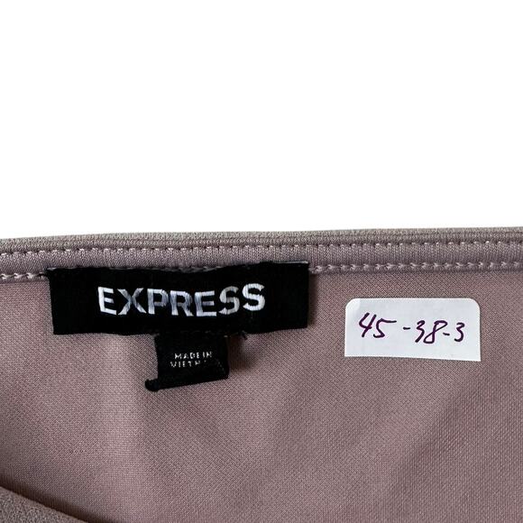 Express Lilac Bodysuit Women's Top Size Large | 45-38-3 - Picture 4 of 7